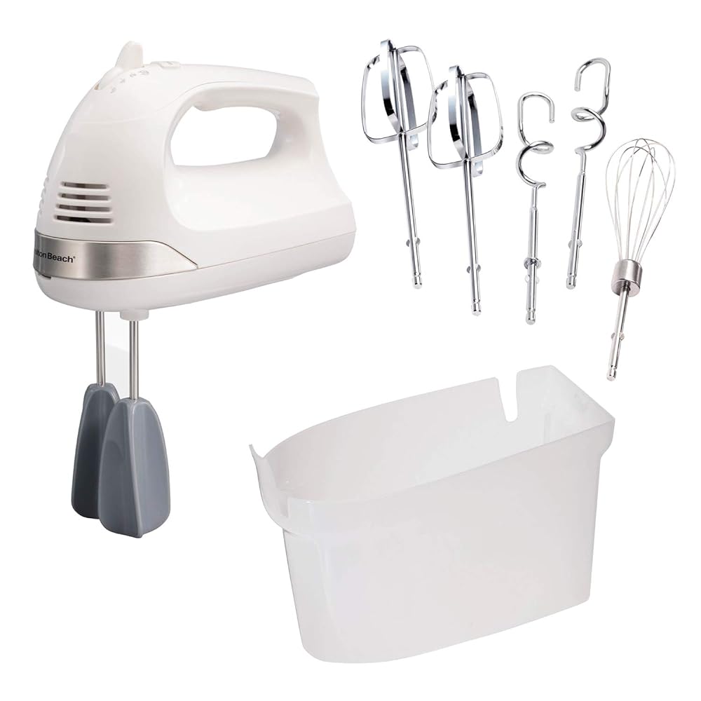 Hamilton Beach Hand Mixer with Accessories and Storage Case